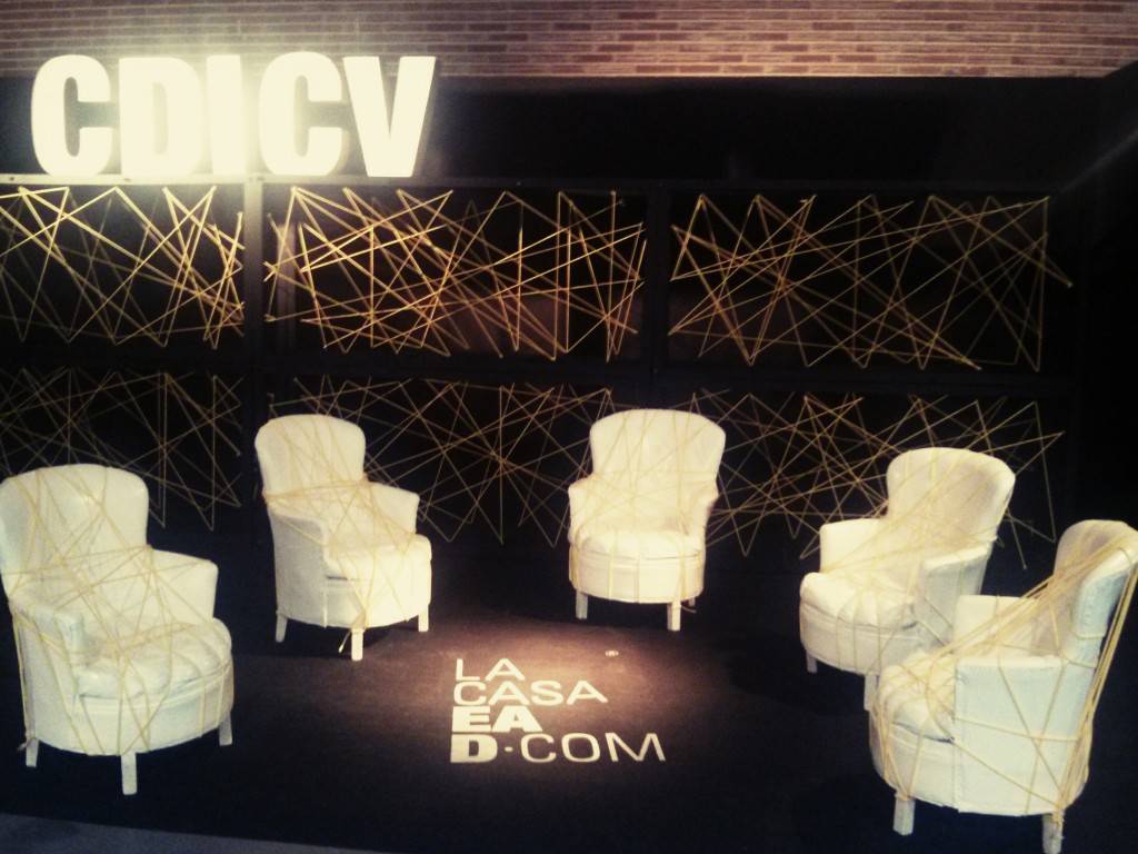 Stand del Colegio de Diseñadores de Interior de la Comunidad Valenciana