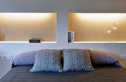 decoración habitación cabecero