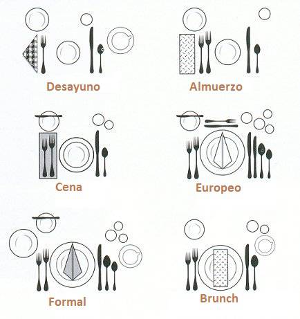 decorando las mesas 