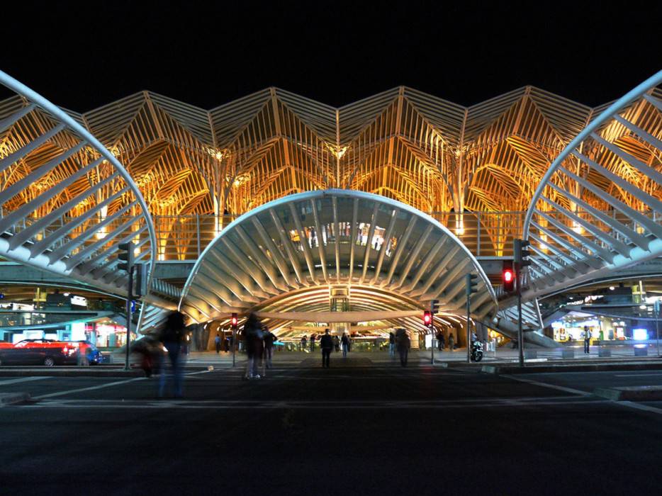 Lisbon Oriente Station in Portugal