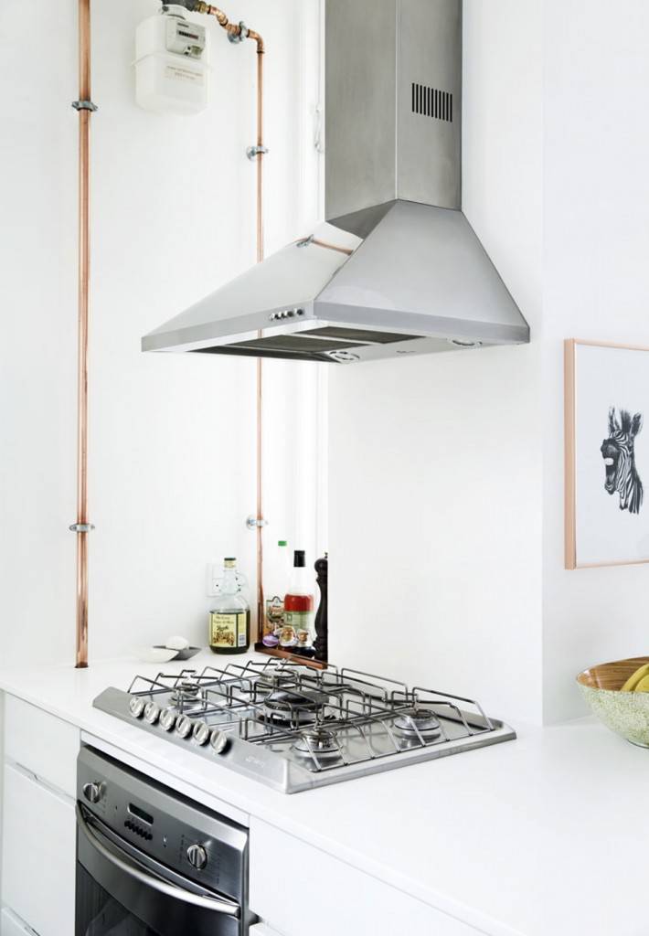 decorar con tubos de cobre