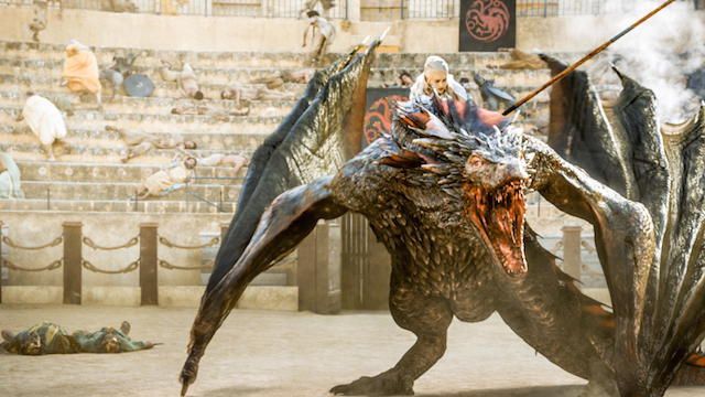 Escena de Juegos de tronos de HBO.