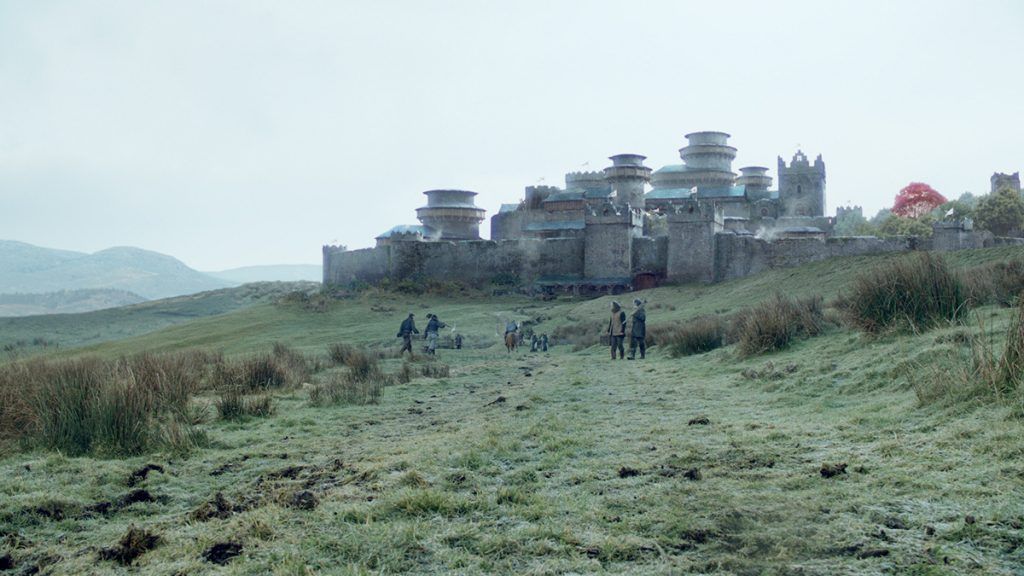 Castillo Word en Irlanda del Norte. 