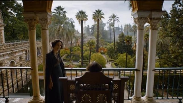 Mereen en la serie de juego de Tronos es en la realidad el jardín del Alcazar de Sevilla. 