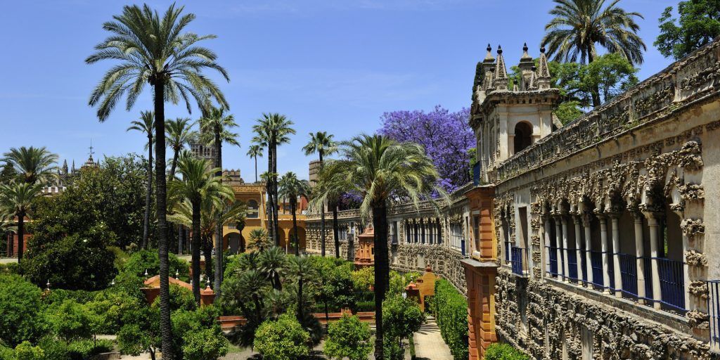Real Alcazar de Sevilla, patrimonio de la Humanidad. 