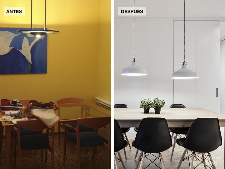 Antes y después de una reforma