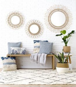decorar con mimbre