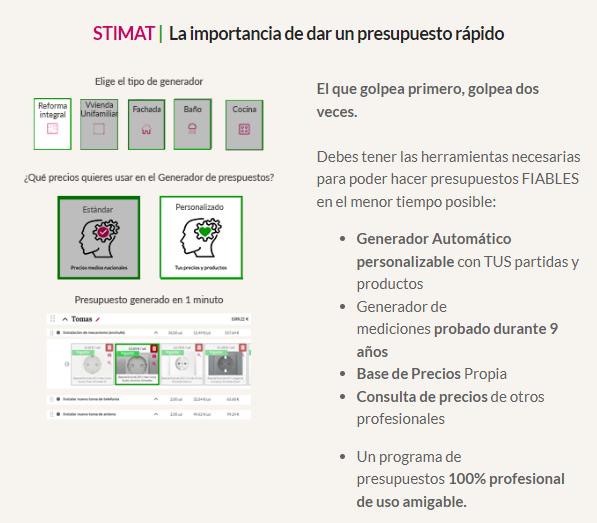 STIMAT | La importancia de dar un presupuesto rápido 