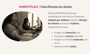 MARKETPLACE  | Cómo filtramos los clientes