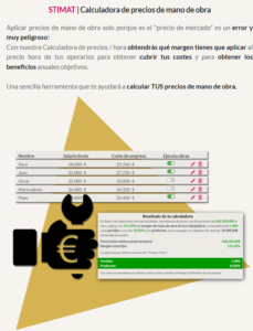STIMAT | Calculadora de precios de mano de obra