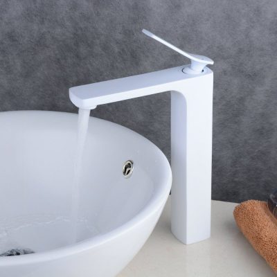 grifo bano blanco